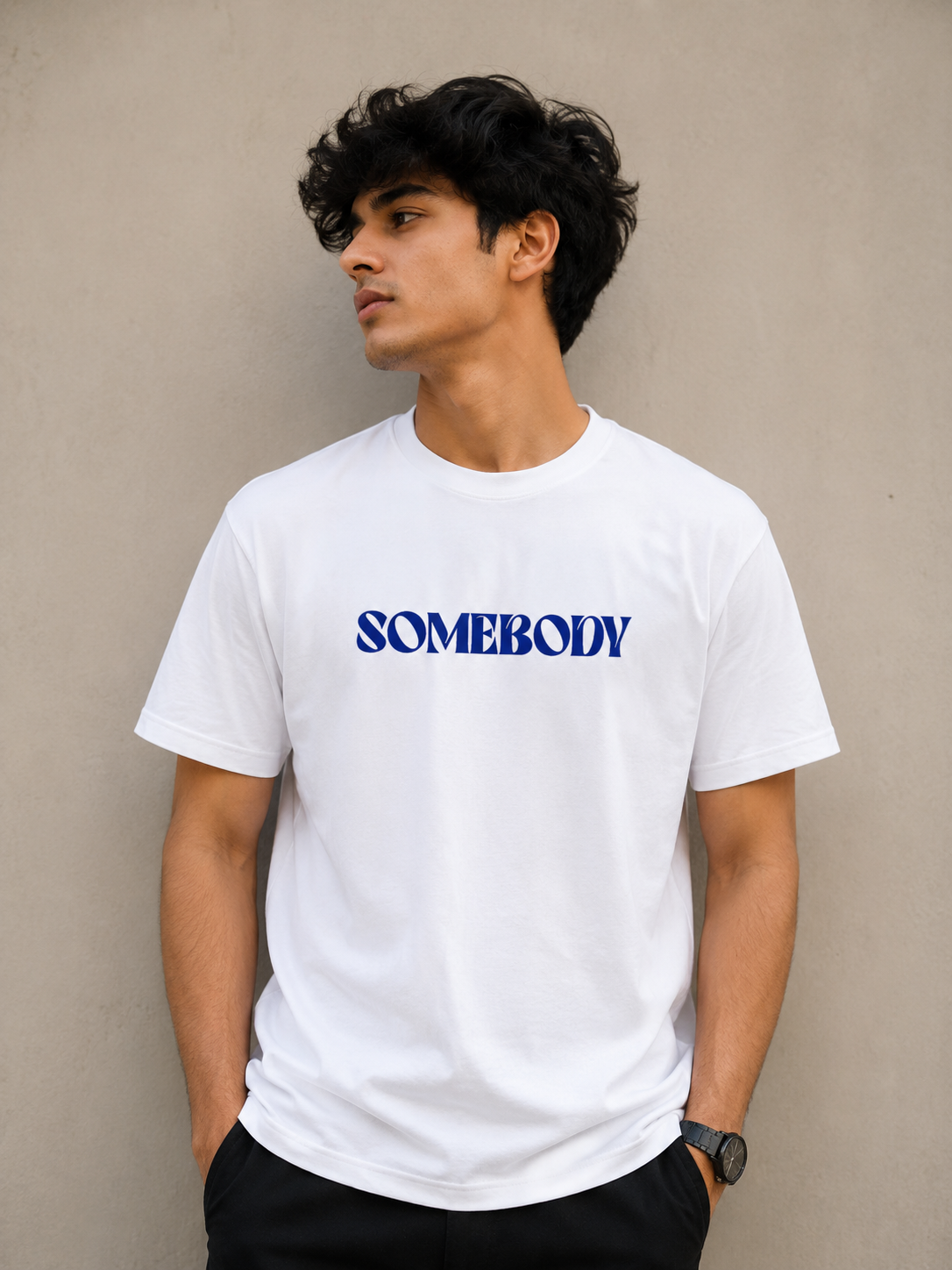Somebody Couple Oversized T-Shirt