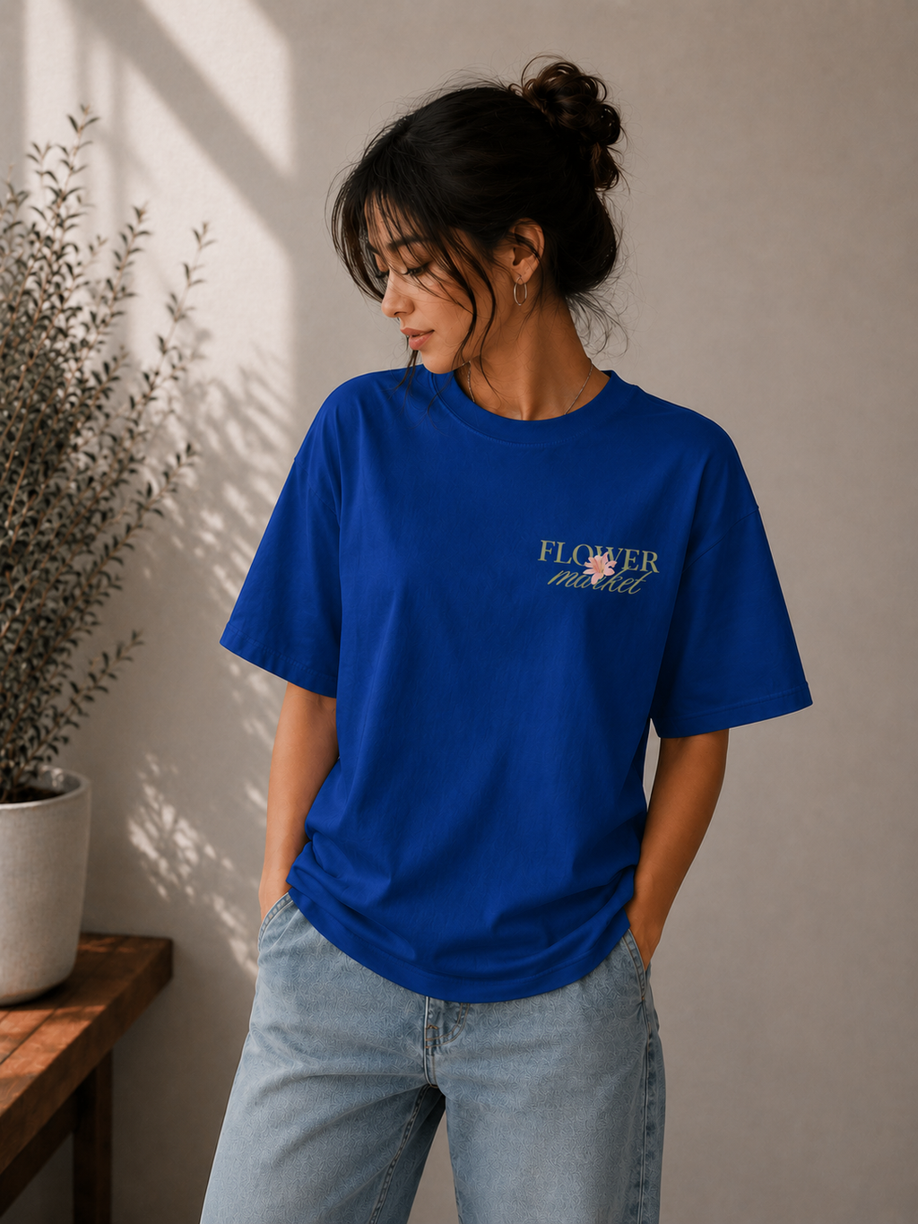 Flower Market Oversized Tshirt