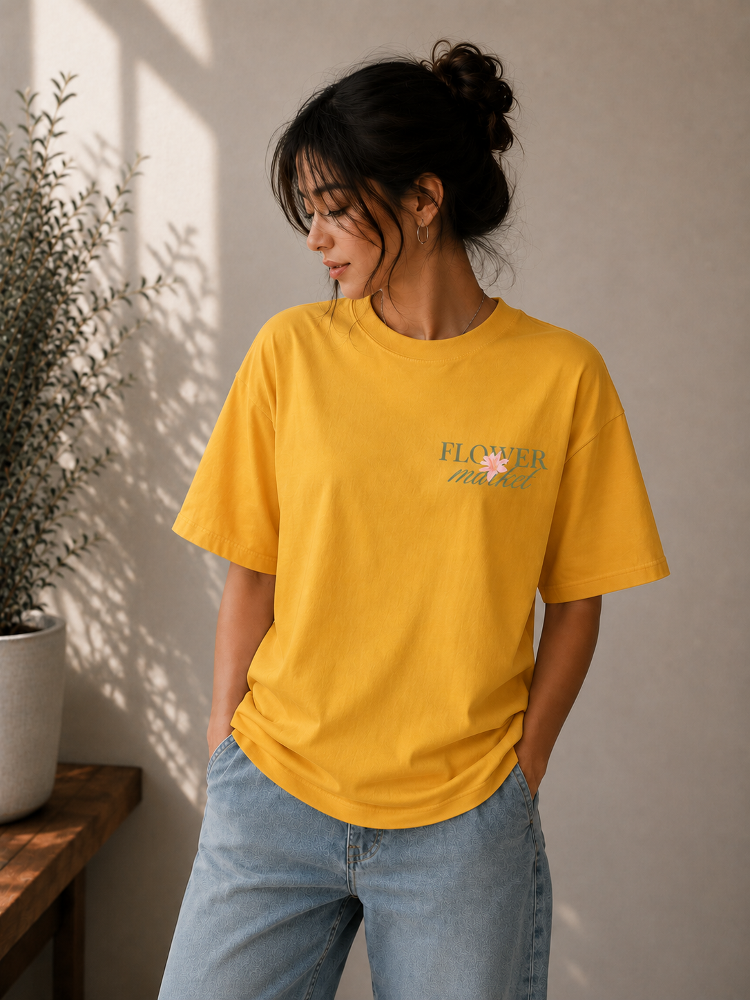Flower Market Oversized Tshirt