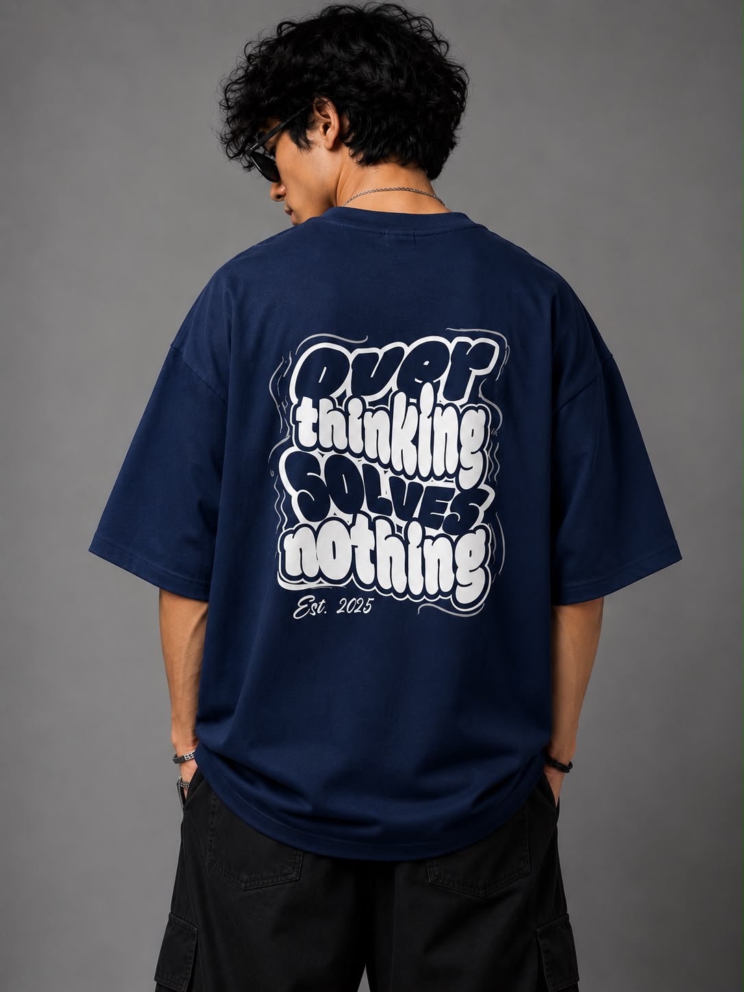 Overthinking Solves Nothing Oversized Standard T-Shirt