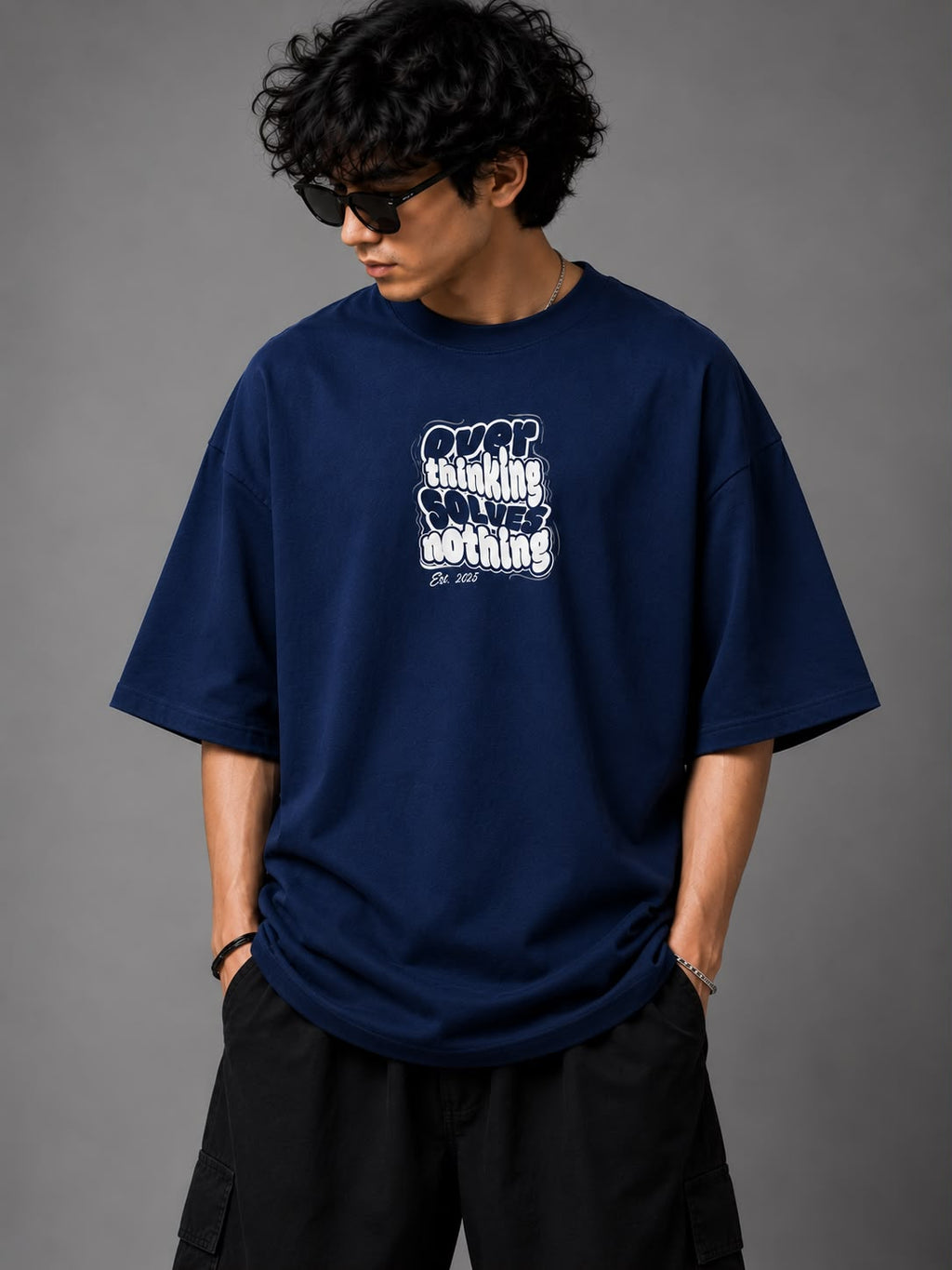 Overthinking Solves Nothing Oversized Standard T-Shirt