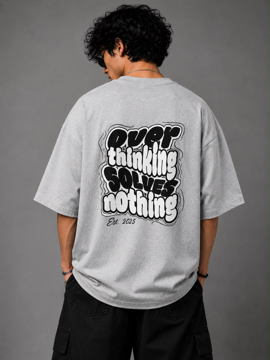 Overthinking Solves Nothing Oversized Standard T-Shirt